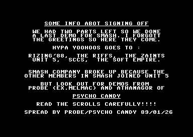 Signing Off